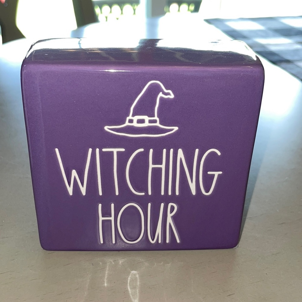 Rae Dunn Witching Hour Halloween Block